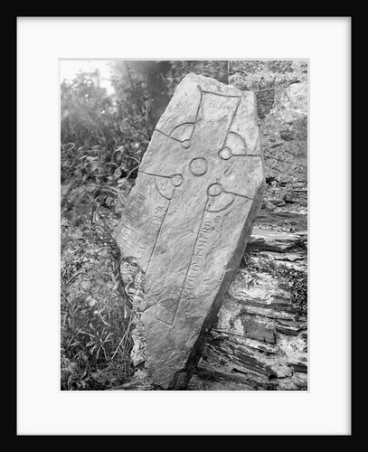 Runic Cross Onchan (Thurith's Cross), Isle of Man by George Bellett Cowen